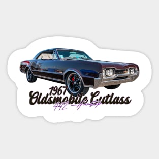 1967 Oldsmobile Cutlass 442 Hardtop Sticker